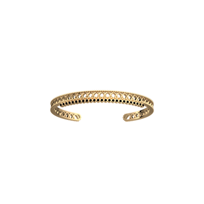 Arabesque bangle, Black Lacquer arabesque-bangle-black-lacquer-jonc
