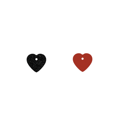 Cuir - Colliers & Joncs, Paillettes Noires / Rouge cuir-colliers-joncs-paillettes-noires-rouge-motif_small