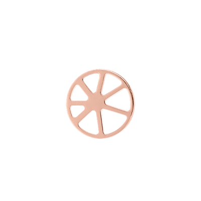 Solaire token Round 16 mm, Rose gold finish solaire-token-round-16-mm-rose-gold-finish-jeton_les_clipsables