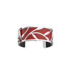 Épis de Blé Bracelet, Patent Red / Black reversible insert image number 1