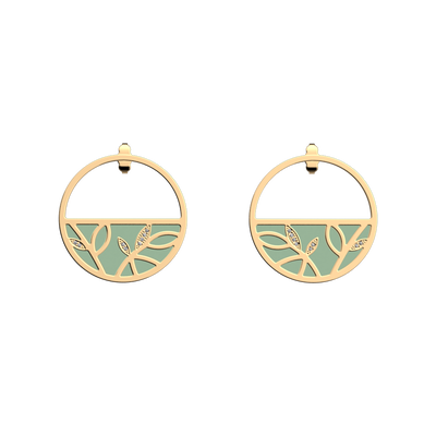 Arbre de Vie earrings, Fresh Water / Olive reversible inserts  arbre-de-vie-earrings-fresh-water-olive-reversible-inserts-pack_boucles_d_oreilles_essentielles_et_precieuses