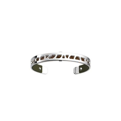 Manchette Perroquet, cuir réversible Bronze Paillettes / Vert de Gris manchette-perroquet-cuir-reversible-bronze-paillettes-vert-de-gris-pack_manchettes_essentielles