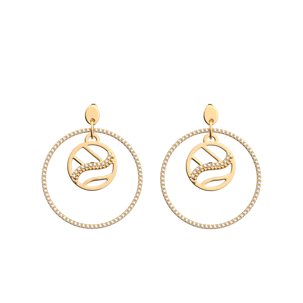 Boucles d'oreilles Désert - Les Georgettes - Modalova