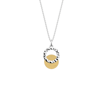 Collier Pure Martelée, cuir réversible Solaire / Doré collier-pure-martelee-cuir-reversible-solaire-dore-pack_colliers