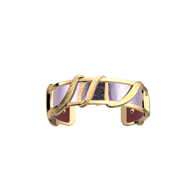 Drapé bracelet, Wild Violet / Metallic Lavender reversible insert drape-bracelet-wild-violet-metallic-lavender-reversible-insert-pack_manchettes_essentielles