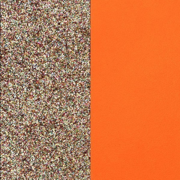Cuir - Colliers, Paillettes Multicolores / Tangerine - Les Georgettes - Modalova