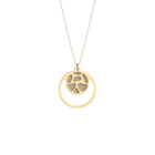 Collar Girafe, Acabado Dorado, Crema / Dorado Glitter image number 1