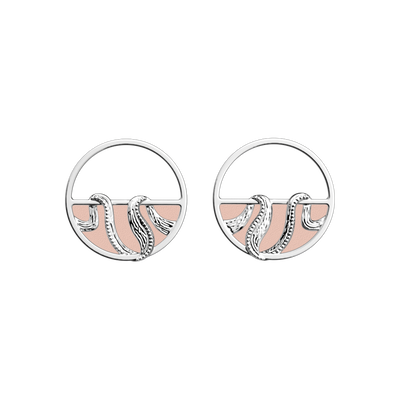 Drapé earrings, Metallic Pink / Jasmine reversible inserts drape-earrings-metallic-pink-jasmine-reversible-inserts-pack_boucles_d_oreilles_essentielles_et_precieuses