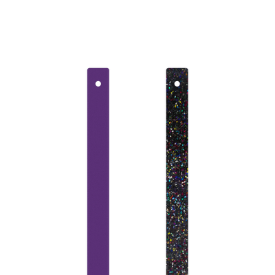 Leather insert - Bracelets, Violet / Vibrant Glitter leather-insert-bracelets-violet-vibrant-glitter-manchette