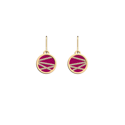 Liens earrings, Pink Amaryllis / Exotic Fuchsia reversible inserts  liens-earrings-pink-amaryllis-exotic-fuchsia-reversible-inserts-pack_boucles_d_oreilles_essentielles_et_precieuses