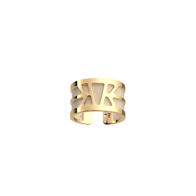 Ibiza Ring, Gold finish, Cream / Gold Glitter ibiza-ring-gold-finish-cream-gold-glitter-pack_bagues_essentielles