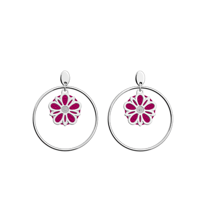 Dahlia earrings, Exotic Fuchsia / Pink Amaryllis reversible inserts dahlia-earrings-exotic-fuchsia-pink-amaryllis-reversible-inserts-pack_boucles_d_oreilles_essentielles_et_precieuses