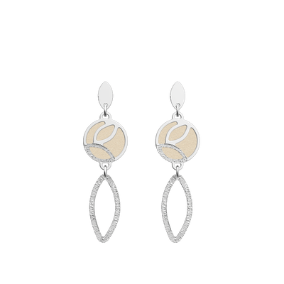 Jungle earrings, Cream / Gold Glitter reversible inserts  jungle-earrings-cream-gold-glitter-reversible-inserts-pack_boucles_d_oreilles_essentielles_et_precieuses
