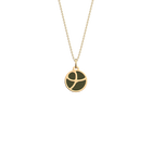 Collier Valse, cuir réversible Bronze Paillettes / Vert de Gris image number 2