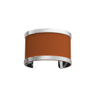 Pure Rayonnante Bracelet, silver finish, Zebra / Cognac image number 2