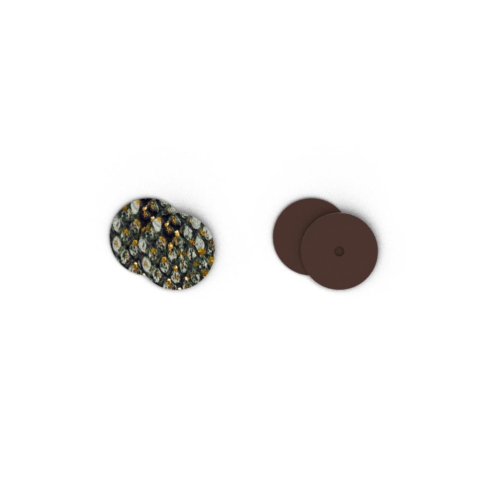 leather-insert-earrings-graphic-reptile-chocolate-dormeuses-1