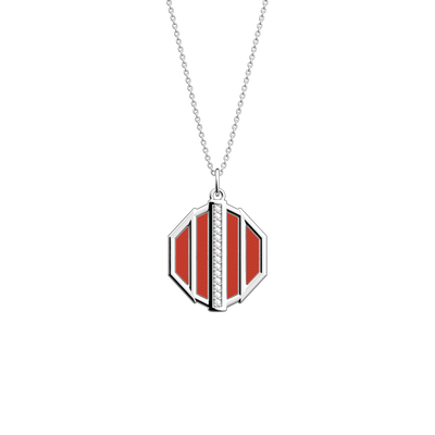 Merveille necklace, Black Glitter / Red reversible insert merveille-necklace-black-glitter-red-reversible-insert-pack_colliers