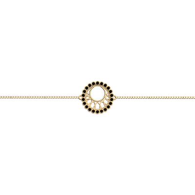 Arabesque chain bracelet, Black Lacquer arabesque-chain-bracelet-black-lacquer-bracelet_chaine