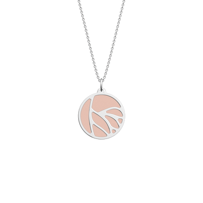 Ara necklace, Jasmine / Metallic Pink reversible insert  ara-necklace-jasmine-metallic-pink-reversible-insert-pack_colliers