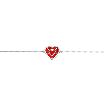 Cœur bracelet, Glamour / Passion Red reversible insert c-ur-bracelet-glamour-passion-red-reversible-insert-pack_bracelets_chaines_joncs