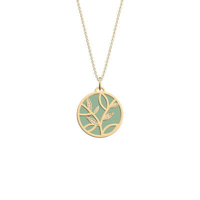 Collier Arbre de Vie, cuir réversible Eau Douce / Olive collier-arbre-de-vie-cuir-reversible-eau-douce-olive-pack_colliers