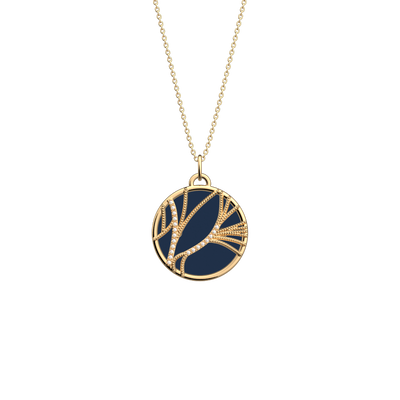 Collier Rose des Sables Précieuse, cuir réversible Marine / Ciel Étoilé collier-rose-des-sables-precieuse-cuir-reversible-marine-ciel-etoile-pack_colliers