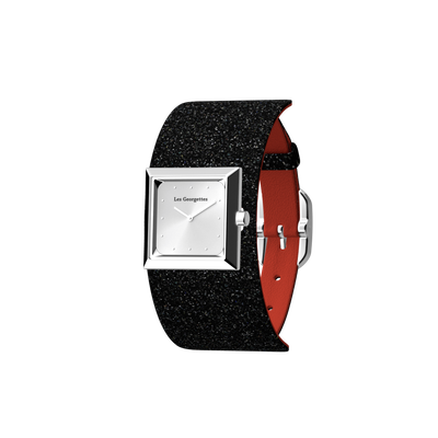absolue-square-watch-case-black-glitter-red-leather-strap-silver-finish-buckle-pack_bracelet_cuir_montre