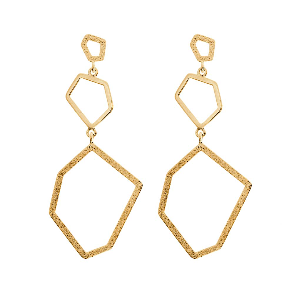 Boucles d'oreilles Triple Gigi - Les Georgettes - Modalova