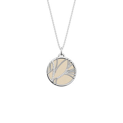 Collier Roses des Sables Précieuse, cuir réversible Crème / Paillettes Dorées collier-roses-des-sables-precieuse-cuir-reversible-creme-paillettes-dorees-pack_colliers