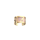 Bague Perroquet, Finition dorée, Rose Clair / Gris Clair image number 2