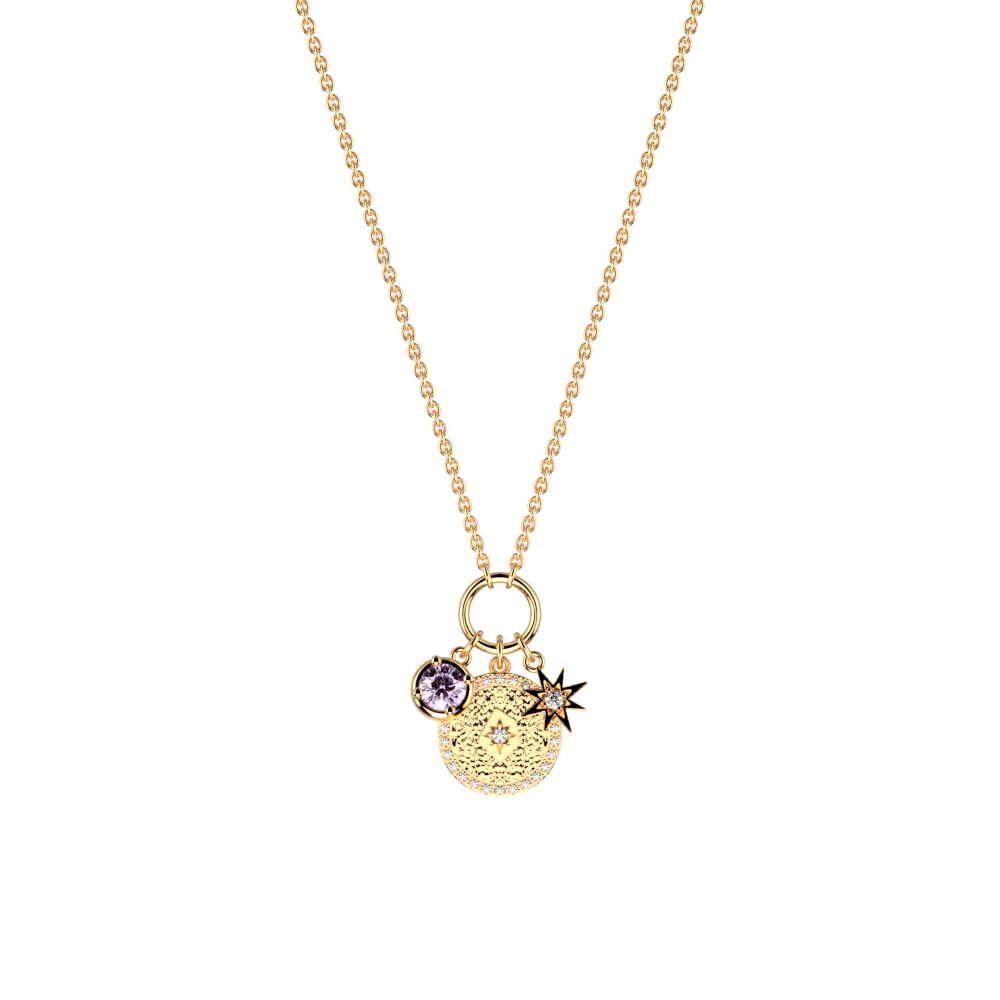 Collier Birthstones, Juin - Les Georgettes - Modalova