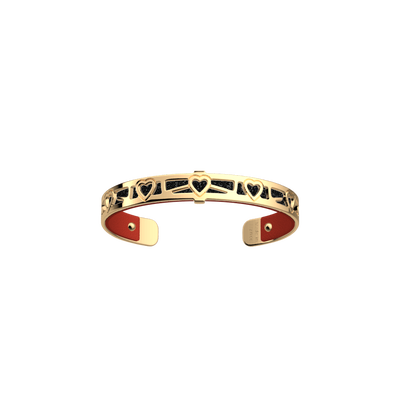 Cœur bracelet, Black Glitter / Red reversible insert c-ur-bracelet-black-glitter-red-reversible-insert-pack_manchettes_essentielles