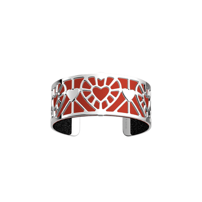 Cœur bracelet, Black Glitter / Red reversible insert c-ur-bracelet-black-glitter-red-reversible-insert-pack_manchettes_essentielles