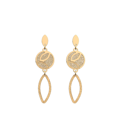 Jungle earrings, Gold Glitter / Cream reversible inserts jungle-earrings-gold-glitter-cream-reversible-inserts-pack_boucles_d_oreilles_essentielles_et_precieuses