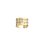 Ibiza Ring, Gold finish, Cream / Gold Glitter image number 2