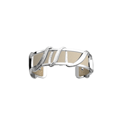 Drapé bracelet, Cream / Gold Glitter reversible insert drape-bracelet-cream-gold-glitter-reversible-insert-pack_manchettes_essentielles