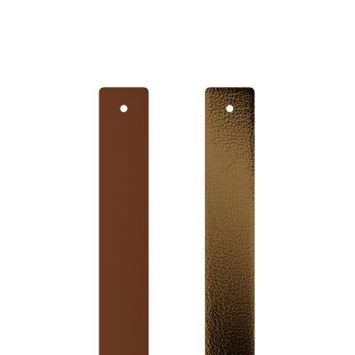Leather insert - Bracelets, Terracotta / Bronze leather-insert-bracelets-terracotta-bronze-manchette