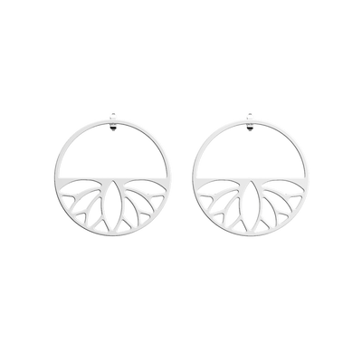 Lotus earrings lotus-earrings-pendantes