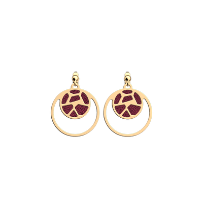 Girafe earrings, Sugared Almond / Pomegranate reversible inserts girafe-earrings-sugared-almond-pomegranate-reversible-inserts-pack_boucles_d_oreilles_essentielles_et_precieuses