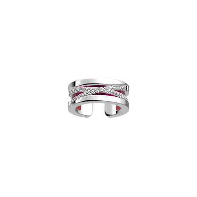 Liens ring,  Exotic Fuchsia / Pink Amaryllis reversible insert liens-ring-exotic-fuchsia-pink-amaryllis-reversible-insert-pack_bague_precieuse