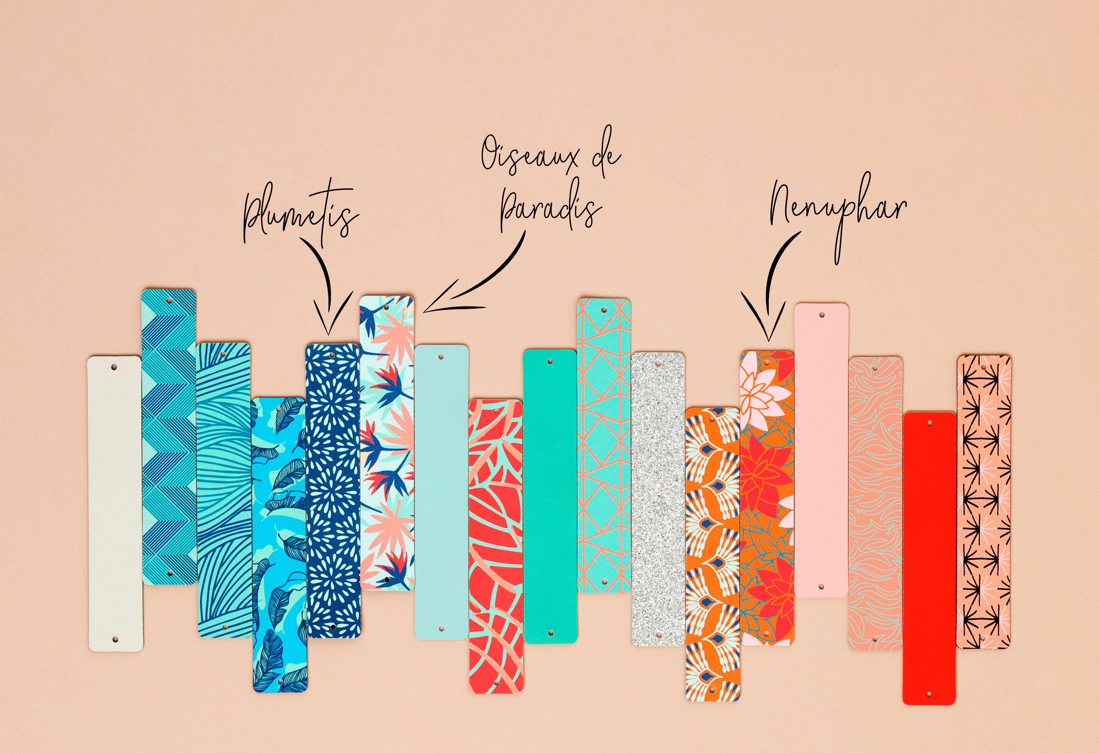 Cuirs à motifs pour manchettes Cuirs à motifs pour manchettes