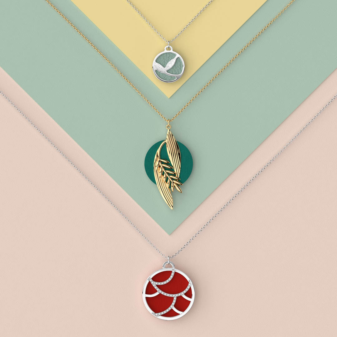 Colliers Gourmandise Épis de Blé Laurier 