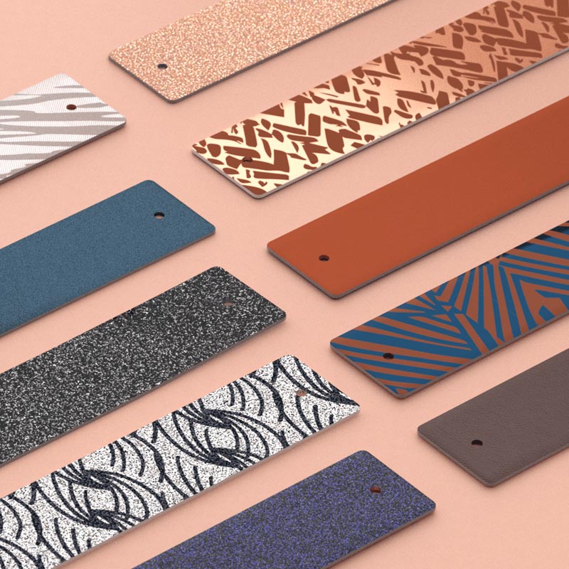 Cuirs Twit / Rose Clair Tissage Lamé / Nuit Étoilée Chorégraphie / Abricot