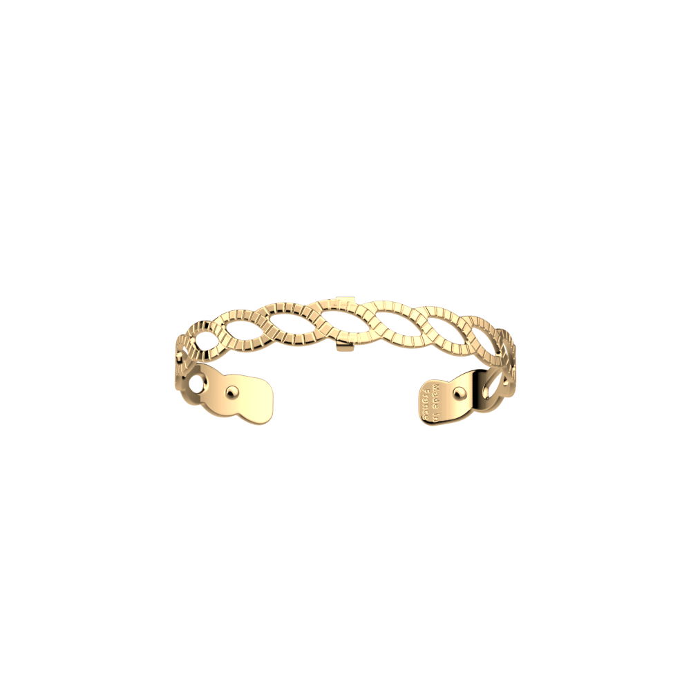 Torsade Bracelet 8 mm, Gold Finish image number 1