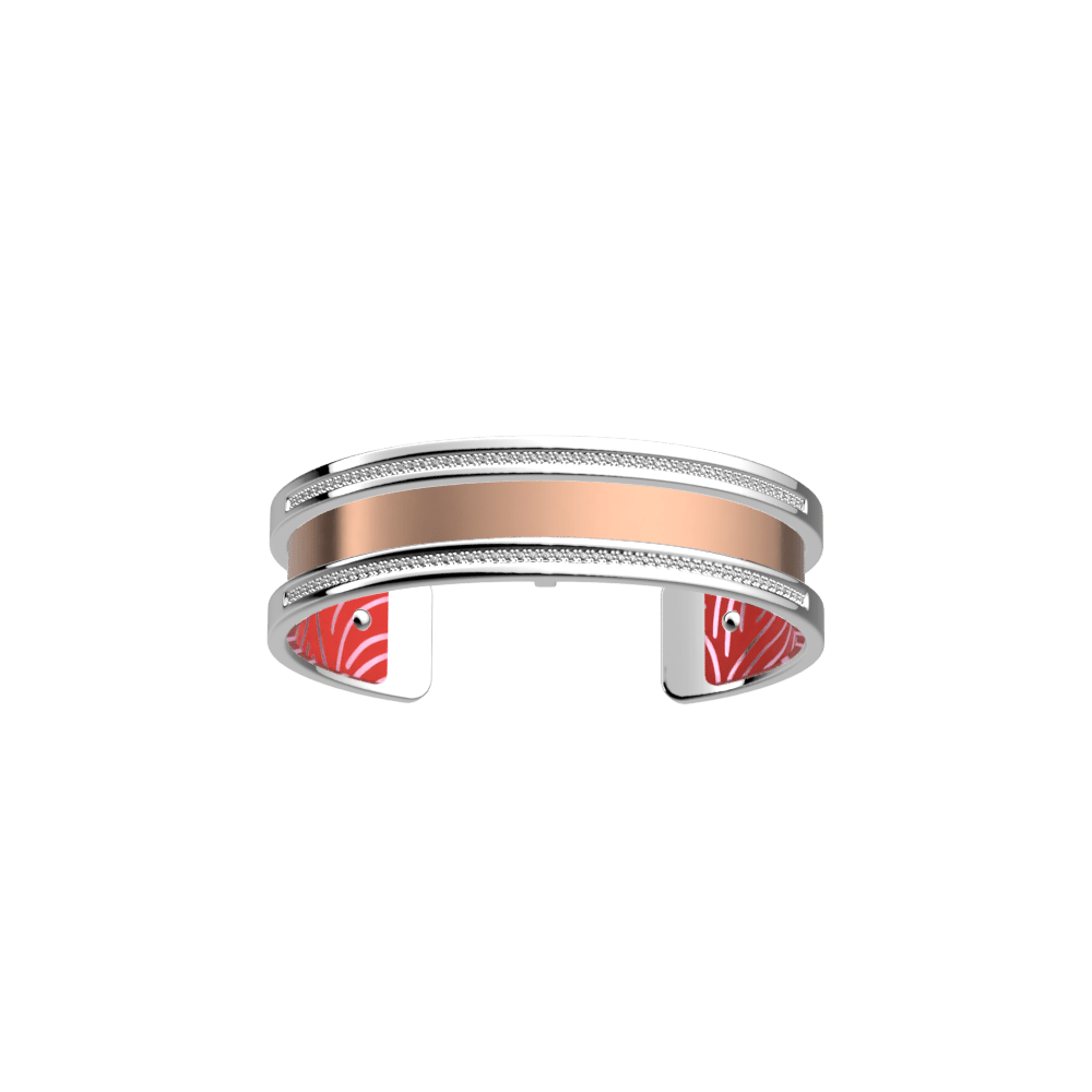 Pure Précieuse Bracelet, Silver finish, Coil / Pink Metal image number 2