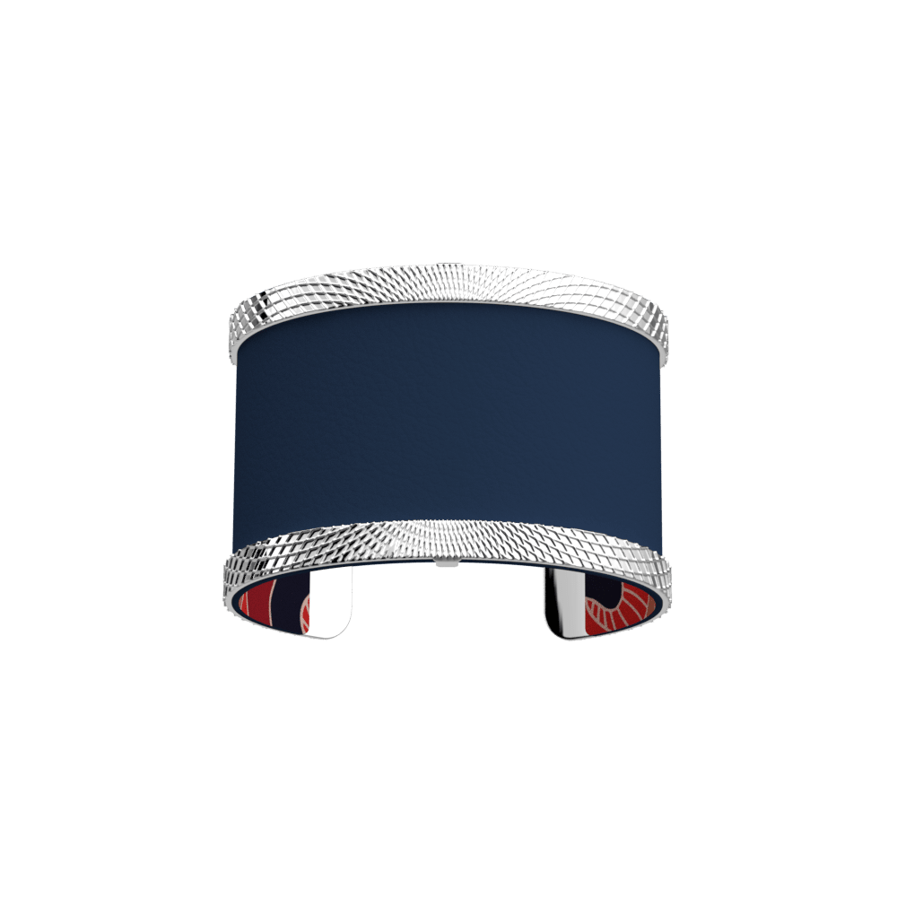 Pure Rayonnante Bracelet, silver finish, Poppy / Navy Blue image number 2