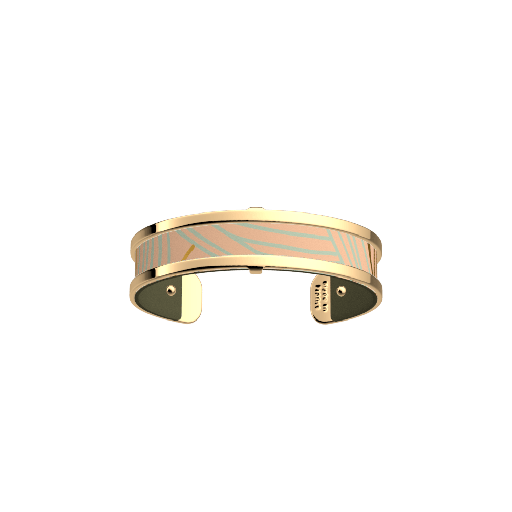 Pure Originelle Bracelet, Gold finish, Metallic Curves / Khaki image number 1