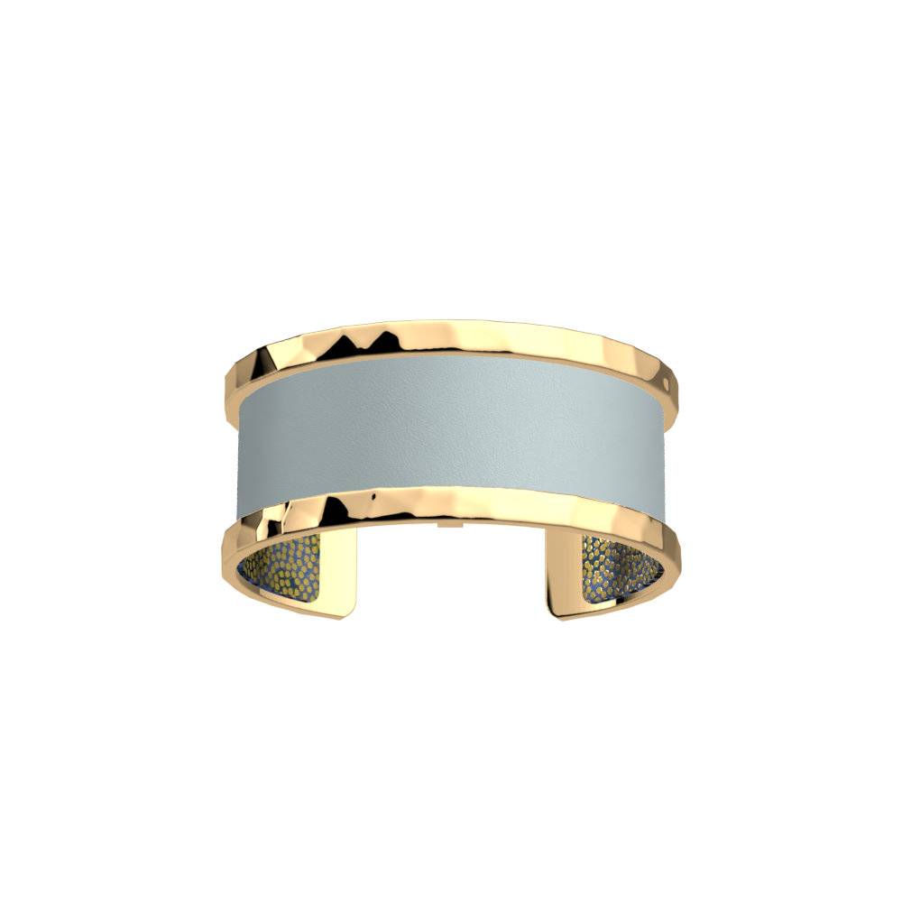 Pure Martelée Bracelet, Gold finish, Disco / Blue Pearl image number 2