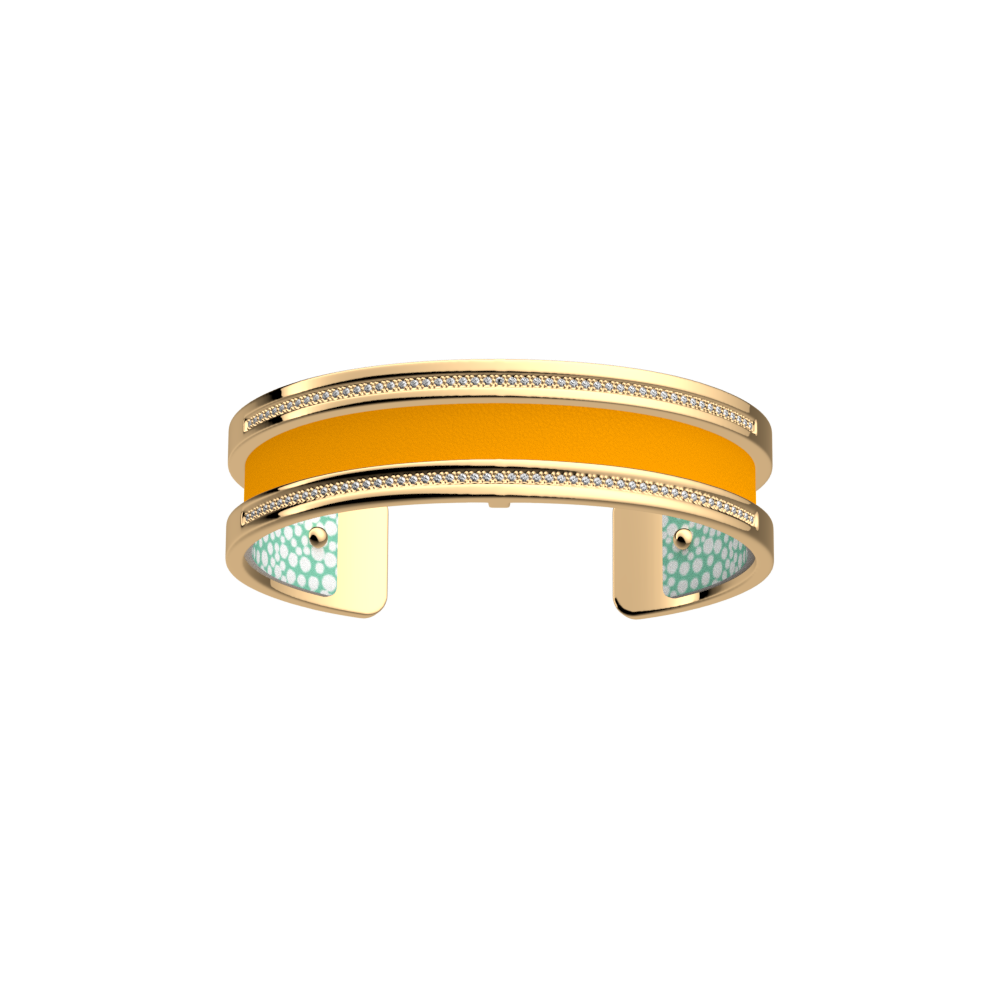 Pure Précieuse Bracelet, Gold finish, Aqua / Pollen image number 2
