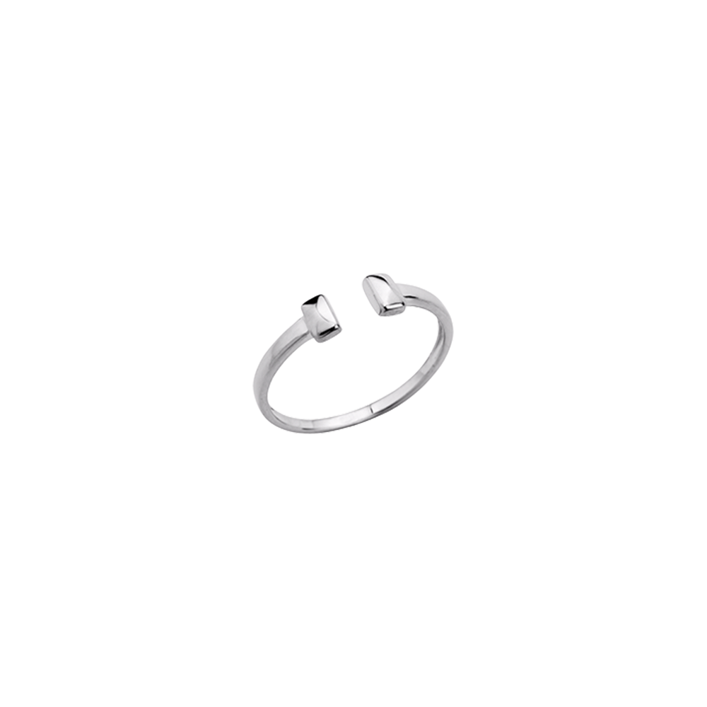 Graphic Ring, Silver finish image number 1